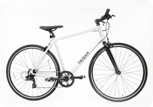 triban rc 100 flat bar 27t 7 gears speed cycle on rent powai